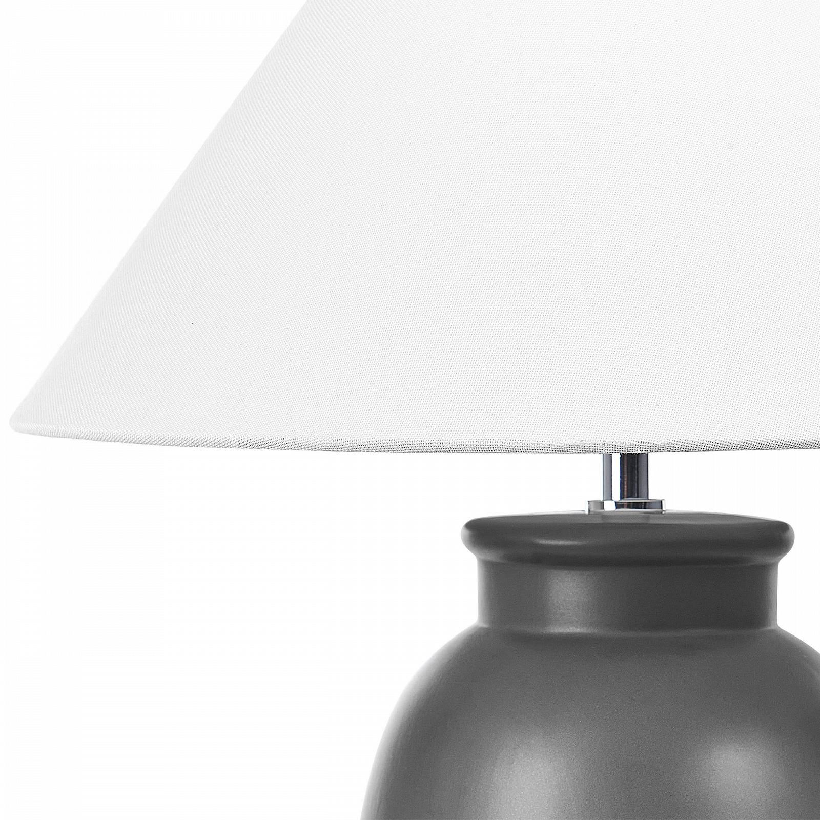 Настільна лампа Patillas Ceramic Handmade Чорний, фото №5