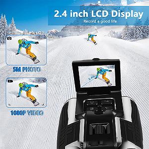 Бинокль HD 5MP 32mm Видеокамера Рекордер Фотоаппарат 2.4" ЖК-дисплей Цифровой HD 8x цифровой зум synthetic.ua - Фото 1