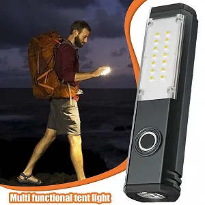 Компактный светодиодный фонарик Яркий фонарик Перезаряжаемый Маленький Высокая яркость Многофункциональный фонарик Портативный фонарик для кемпинга Пешего туризма и активного отдыха на природе synthetic.ua - Фото 1