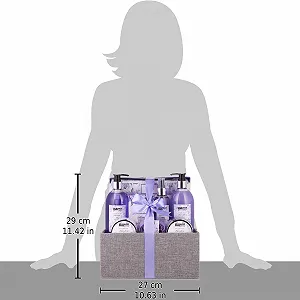 Набір для ванни та душу BRUBAKER Cosmetics Аромат Лаванди та М'яти - подарунковий набір з 12 предметів - Фото 1