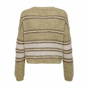 Пуловер ONLINA L/S PULLOVER CC KNT 15229820-Mellow Yellow-Detail:W. PUMICE STONE / TO ONLY XS synthetic.ua - Фото 1