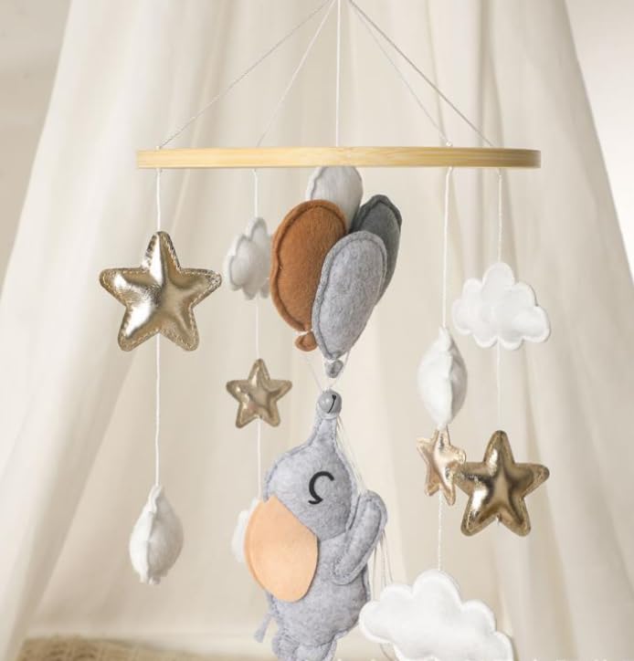 Держатель для мобиля на детскую кроватку Mobile Деревянный Шар Фетровый Подарок новорожденным Украшение Подарок для мальчиков и девочек Висячие Ветряные колокольчики Колокольчик для кровати Игрушки для детской кроватки (A), фото №4 Держатель для мобиля на детскую кроватку Mobile Деревянный Шар Фетровый Подарок новорожденным Украшение Подарок для мальчиков и девочек Висячие Ветряные колокольчики Колокольчик для кровати Игрушки для детской кроватки (A), фото №4