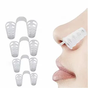 Відкривачки для носа проти хропіння Silicone Mesh 4 розміри з сітчастим мішком для зберігання та інструкціями - Фото 1