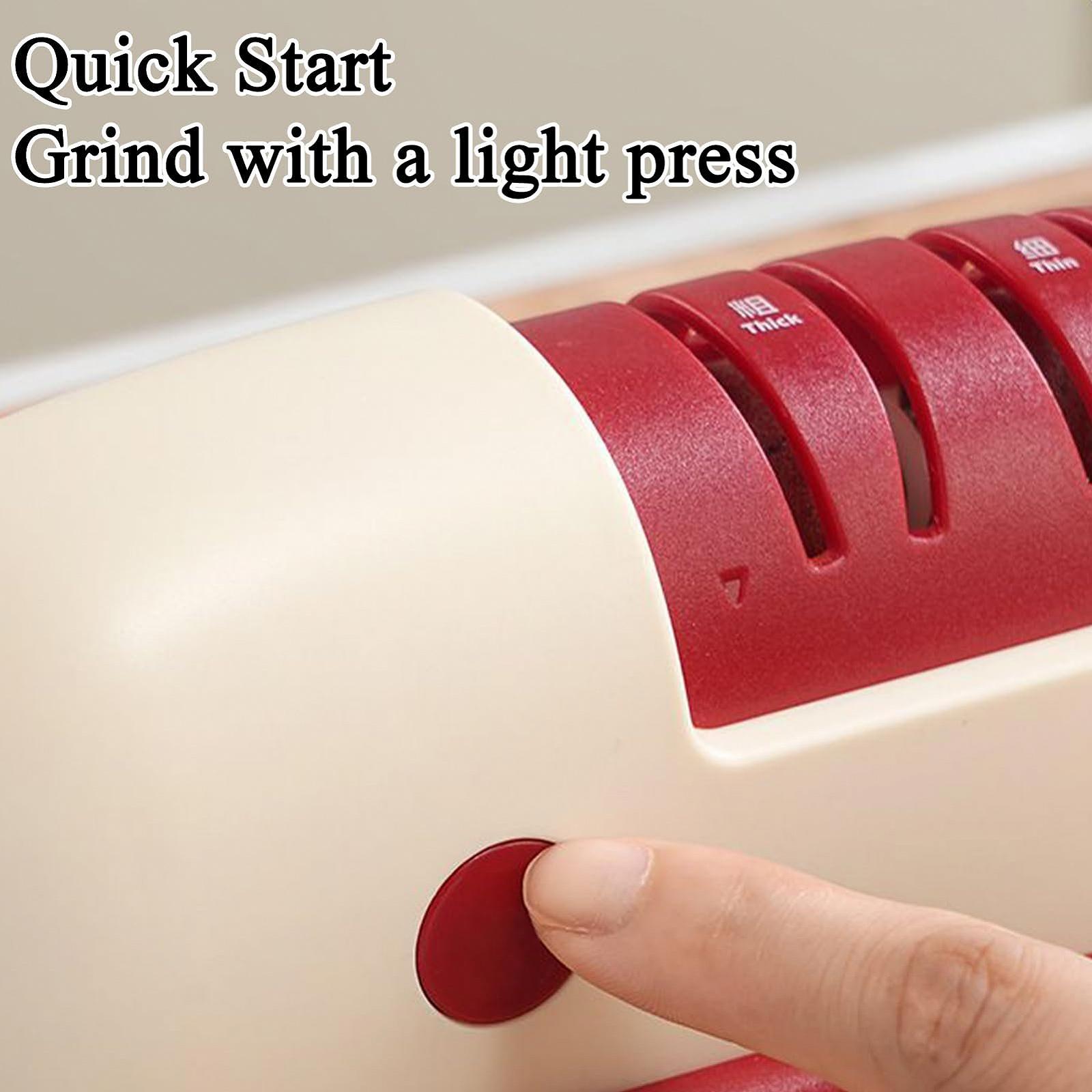 Электрическая точилка для ножей двухфазная беспроводная на присоске, фото №6