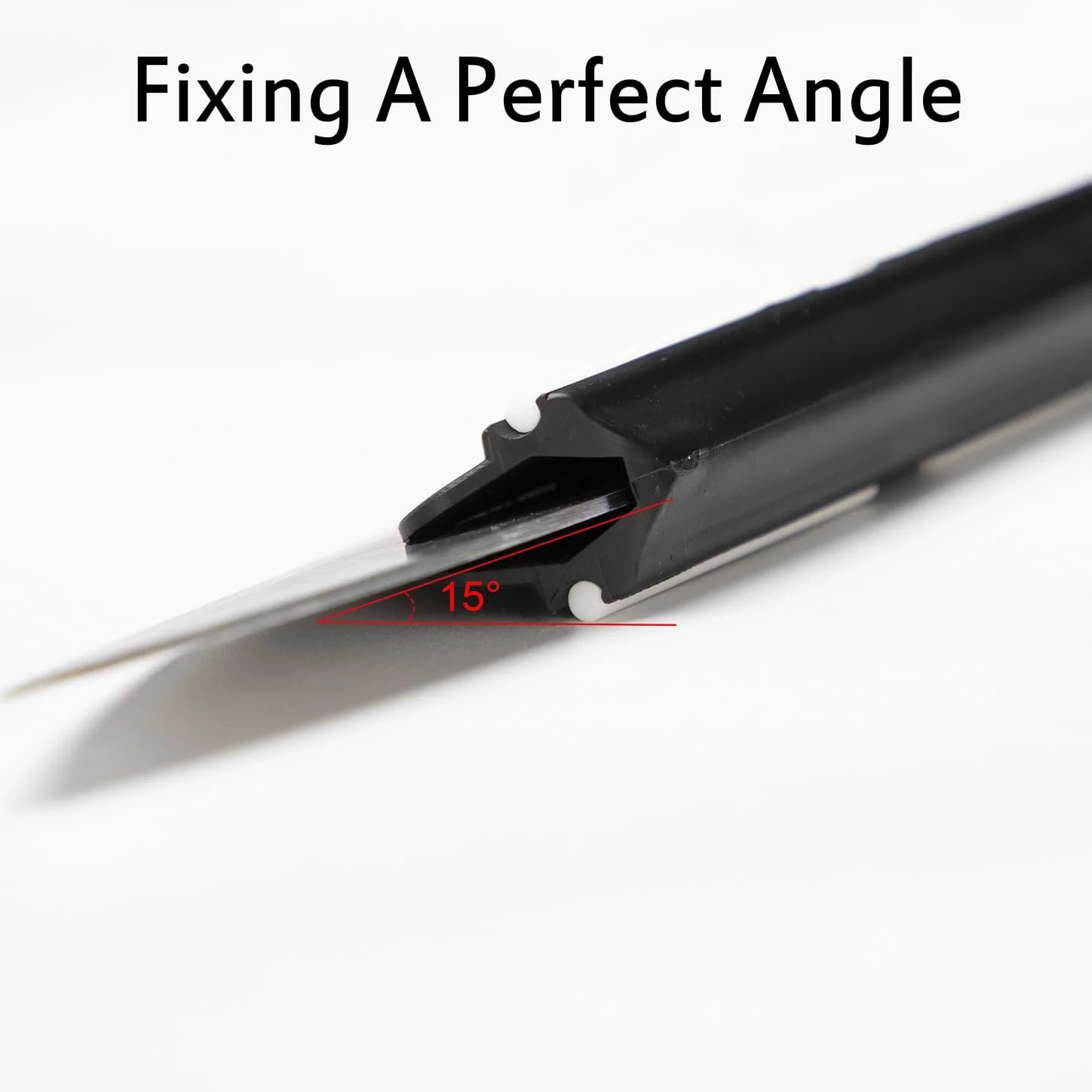 Направляюча для заточування ножів на точильному камені набір 2 шт чорна, фото №4 Направляюча для заточування ножів на точильному камені набір 2 шт чорна, фото №4