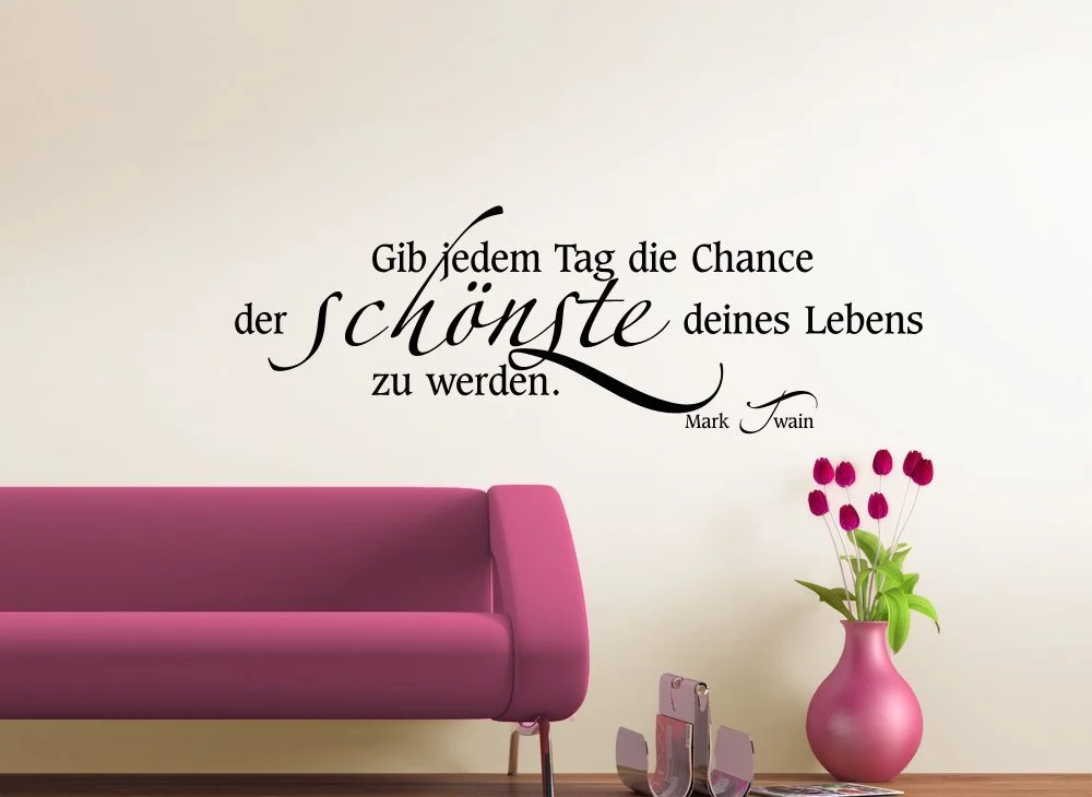 Наклейка на стену Grandora W312 Цитата Give Every Day the Chance Коричневый 120 x 40 см, фото №4