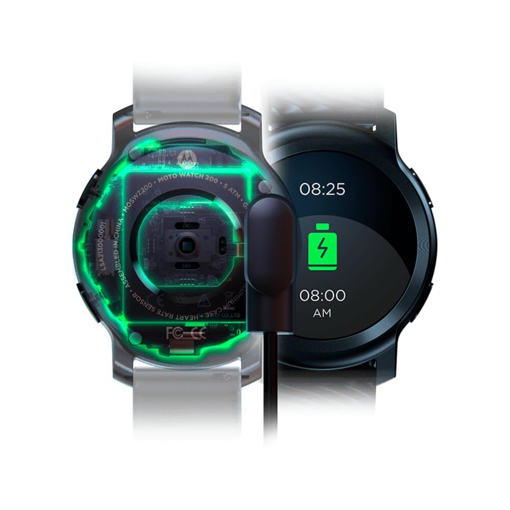 Смарт-часы Motorola Moto Watch 100 42 мм Phantom Black, фото №5