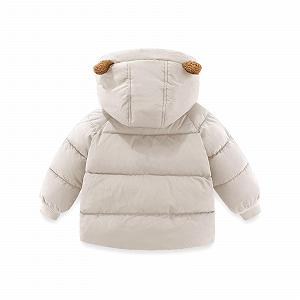 Куртка Saingace зимняя для мальчиков и девочек, белая synthetic.ua - Фото 1