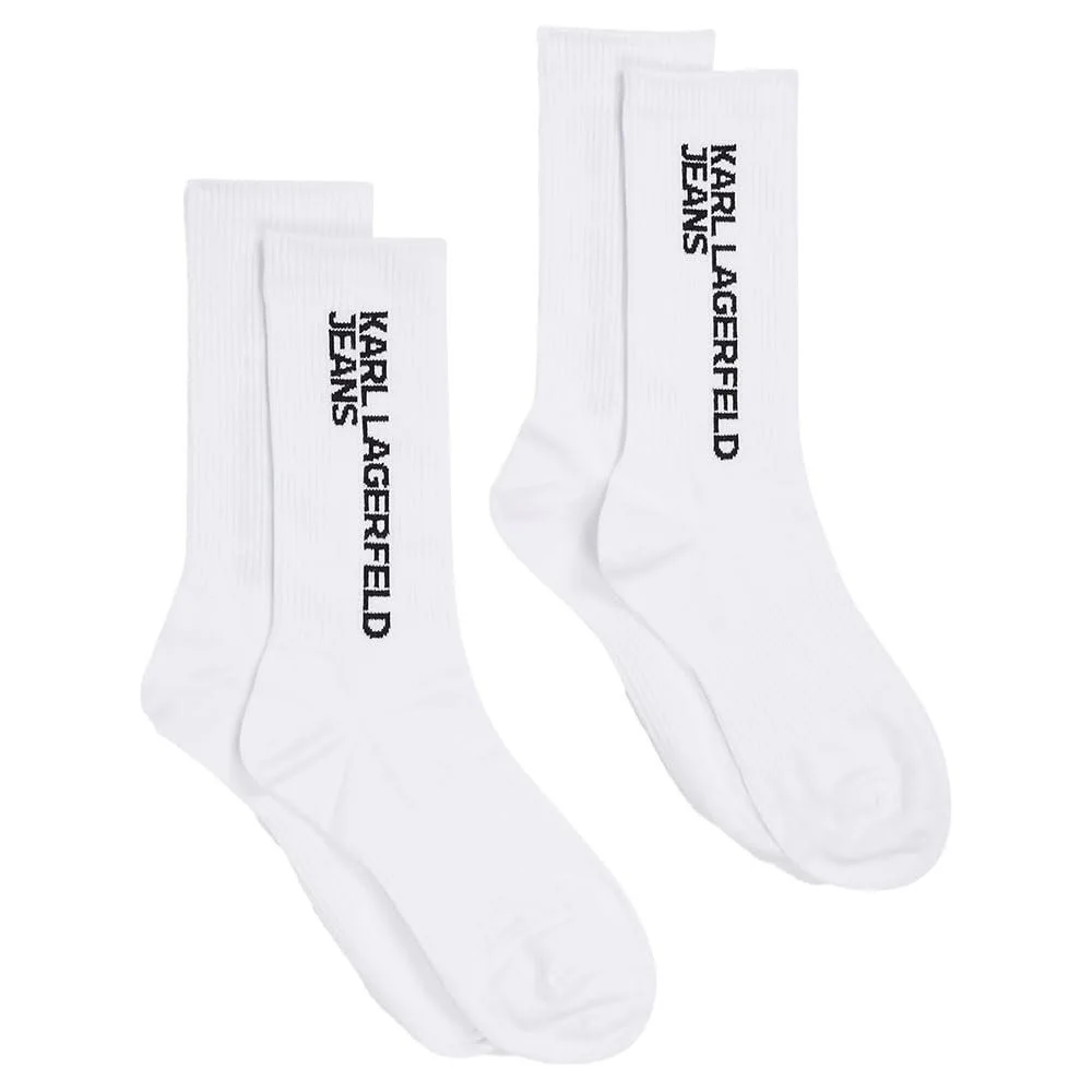 Шкарпетки KARL LAGERFELD JEANS Essential Logo, 2 шт., фото №2