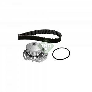 Водяной насос + комплект ремня ГРМ INA 530 0586 30 AUDI SEAT SKODA VW - Фото 1