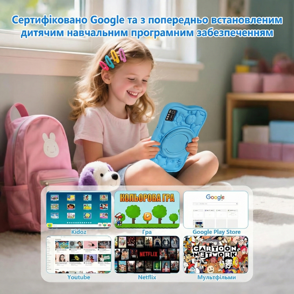 Планшет 7" SUMTAB K708 3+5/64Gb 4 ядра Android 13 5000 mAh Серый, фото №5