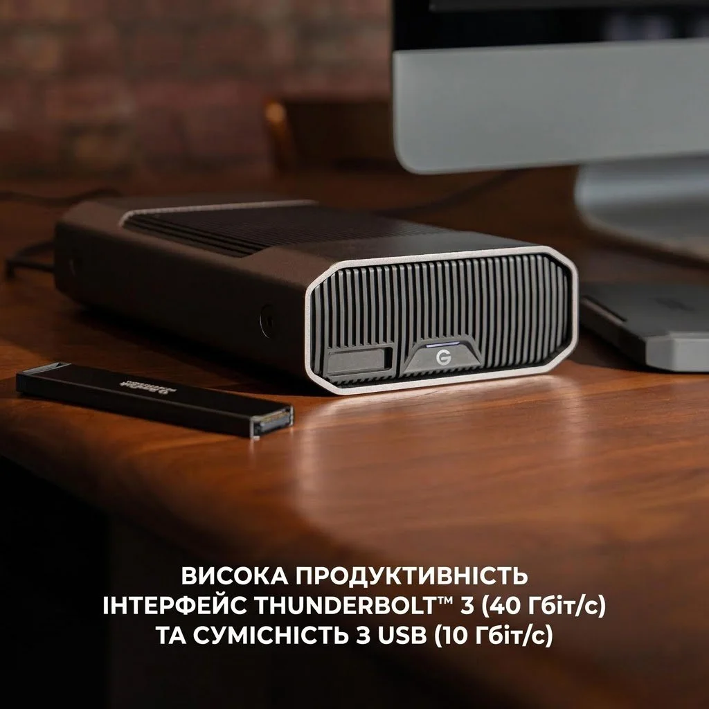 Зовнішній жорсткий диск 3.5" 24TB SanDisk Professional G-Drive Project USB-C / Thunderbolt 3, фото №4 Зовнішній жорсткий диск 3.5" 24TB SanDisk Professional G-Drive Project USB-C / Thunderbolt 3, фото №4