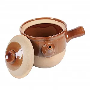 Глиняный горшок SOIMISS малый китайский для традиционной медицины термостойкий для открытого огня с эргономичной ручкой - Фото 1