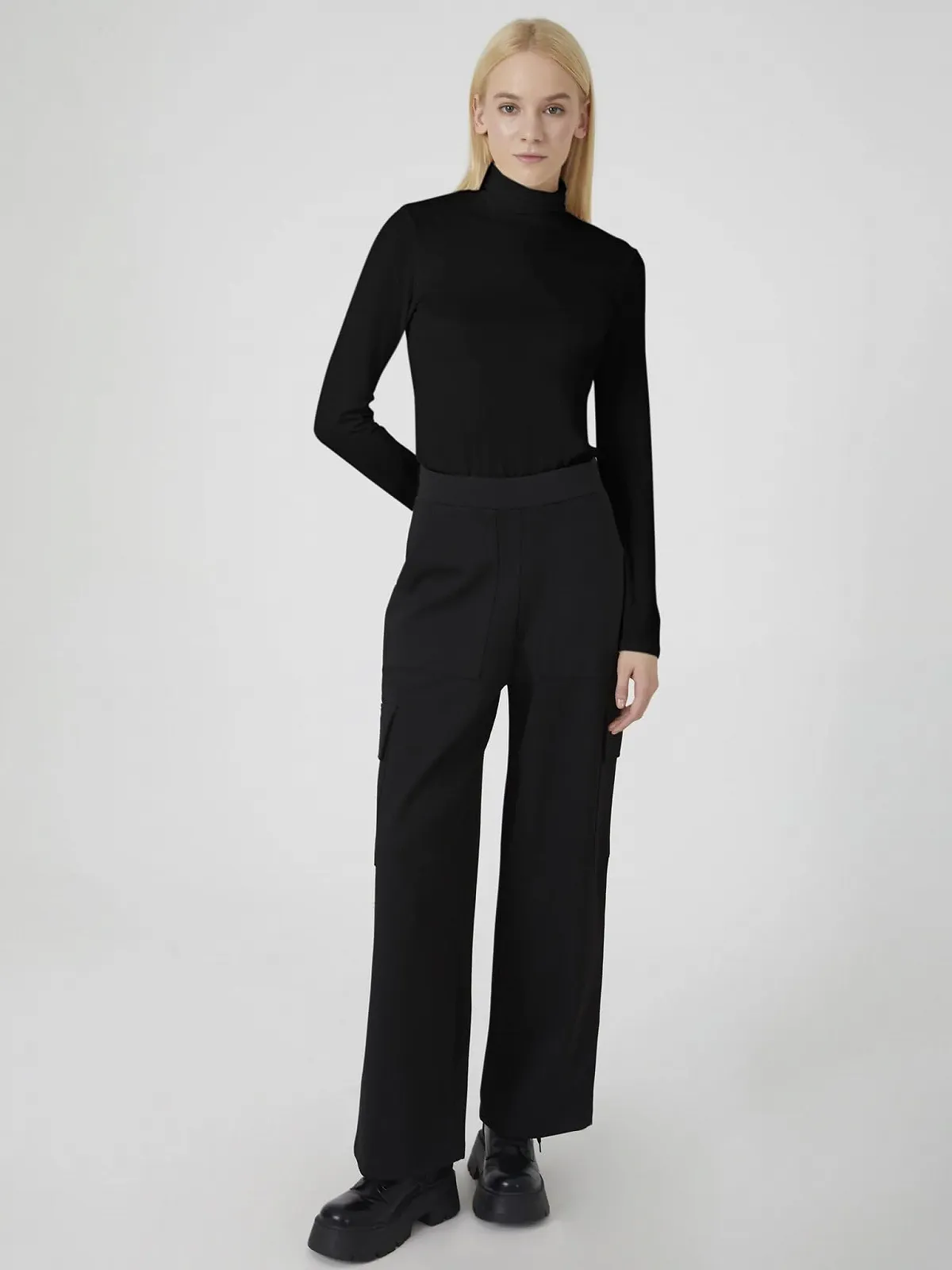 Рубашка с длинным рукавом LTB Jeans Zepehe Skinny Fit Viscose Black Размер M, фото №2