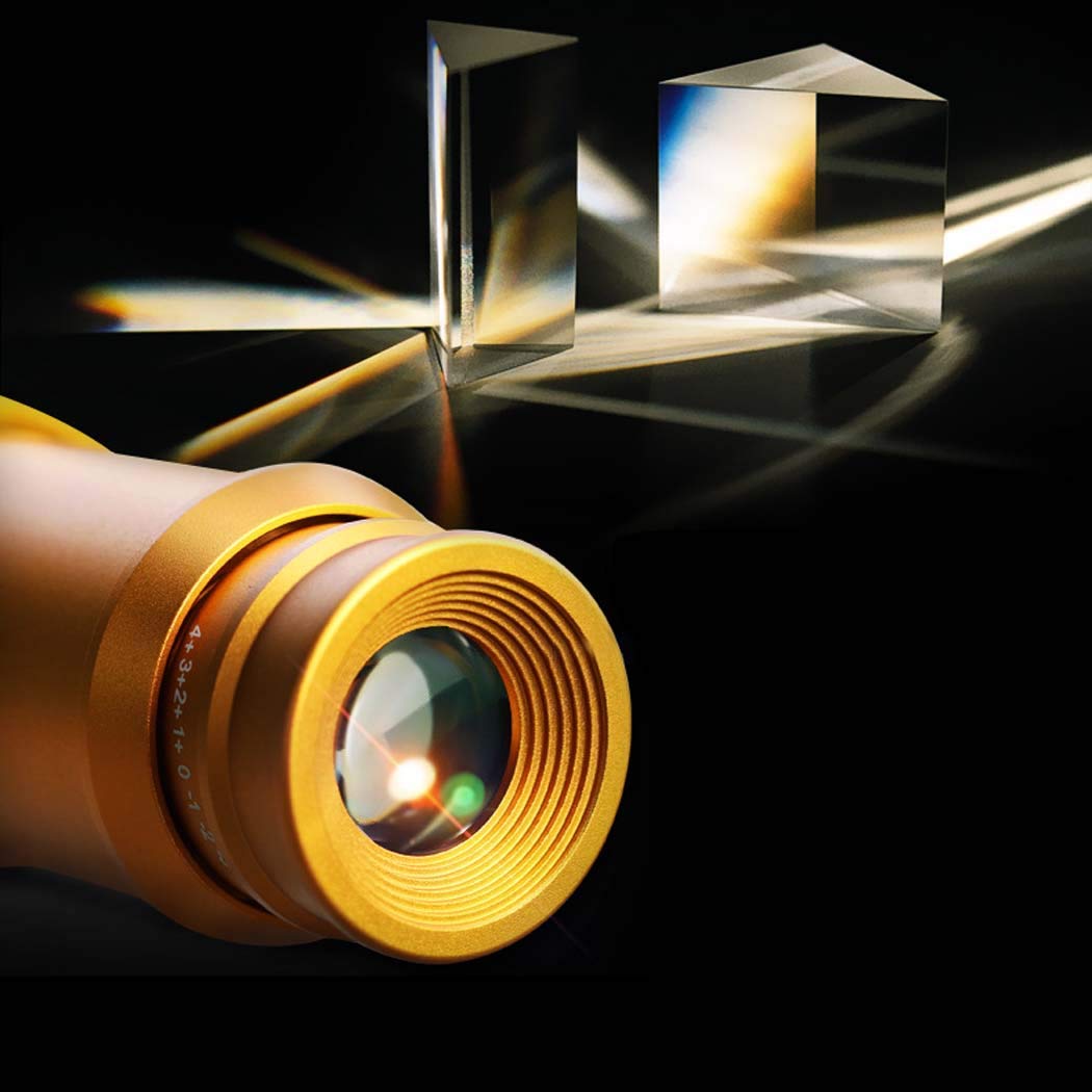 Монокулярний телескоп Stretch 10x50 Full Optical High Power HD Gold, фото №5