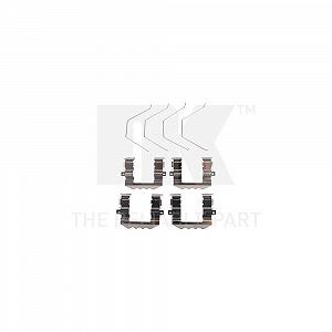 Комплект аксесуарів, гальмівні колодки NK 7934895, передній міст - Фото 1