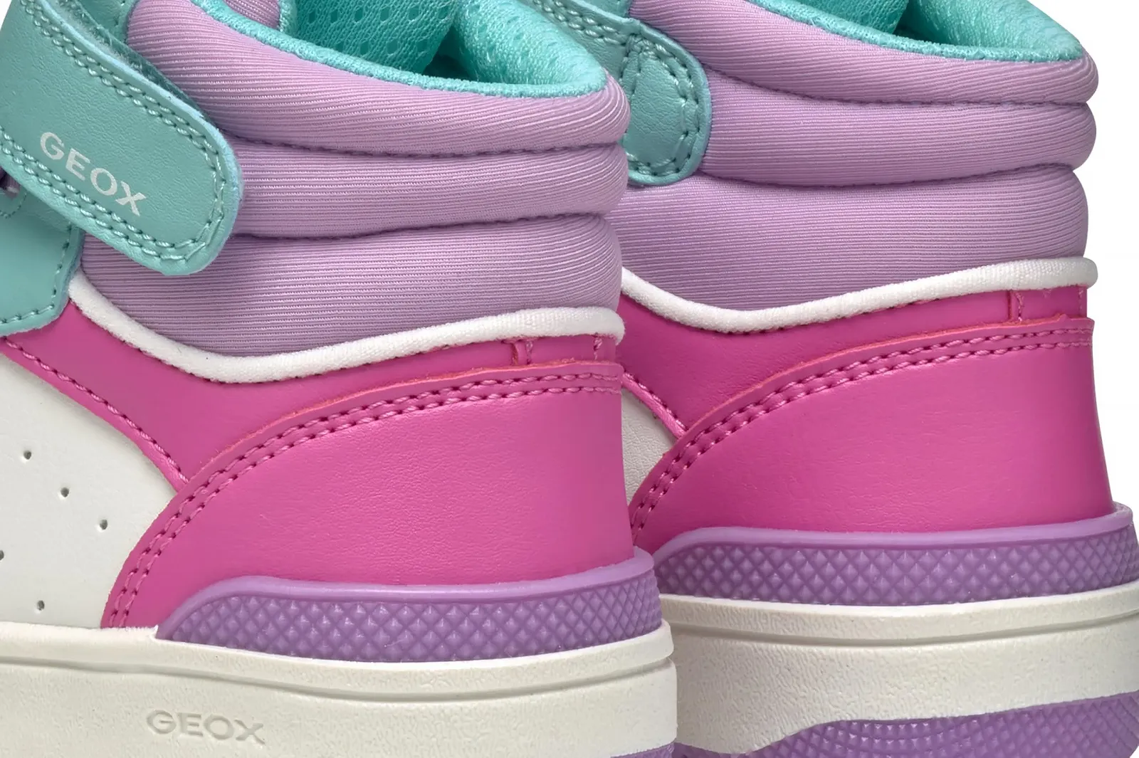 Кросівки Geox WASHIBA гладка шкіра червоний дитячі, фото №10