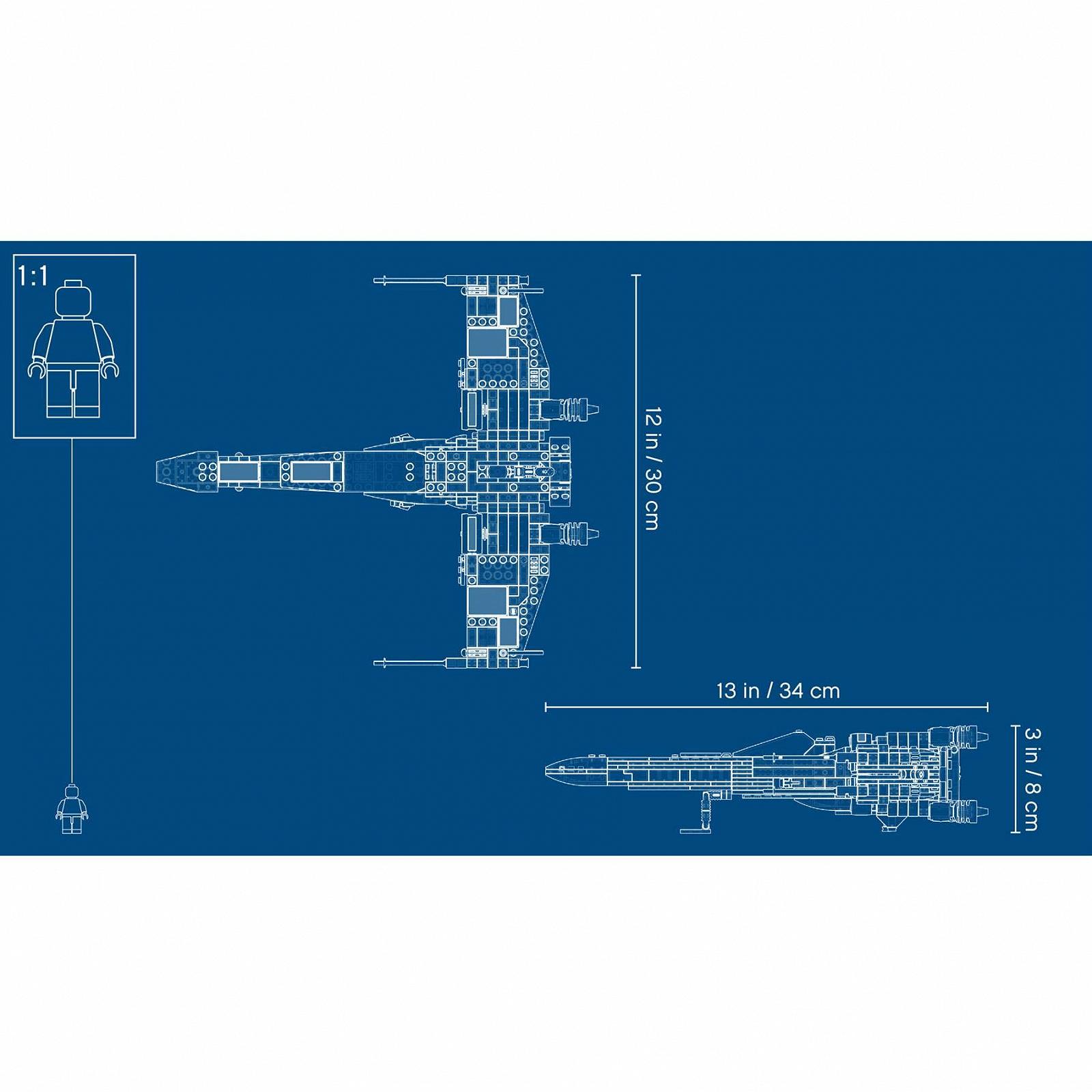 Іграшковий набір LEGO Star Wars 75218 X-Wing Starfighter 730 деталей вік 8-14, фото №9