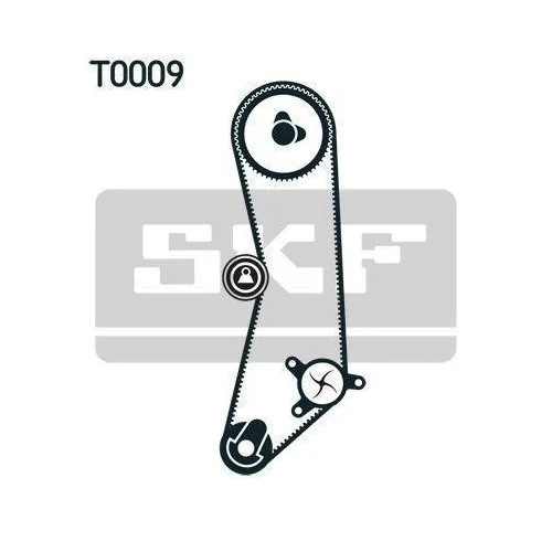 Водяний насос + комплект ременя ГРМ SKF VKMC 02202 для CITROËN FIAT LANCIA PEUGEOT, фото №2 Водяний насос + комплект ременя ГРМ SKF VKMC 02202 для CITROËN FIAT LANCIA PEUGEOT, фото №2