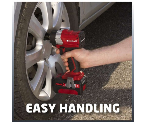 Einhell Гайкокрут ударний TP-CW 18 Li BL Solo акум PXC 18В 215 Нм безщітк квадрат 1.1 кг без АКБ і ЗП, фото №4