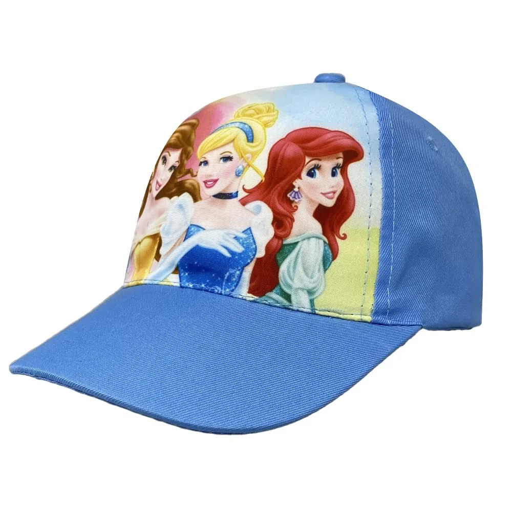 Бейсболка Princess Ariel Aurora Cinderella Rapunzel дитяча літня регульована, фото №1