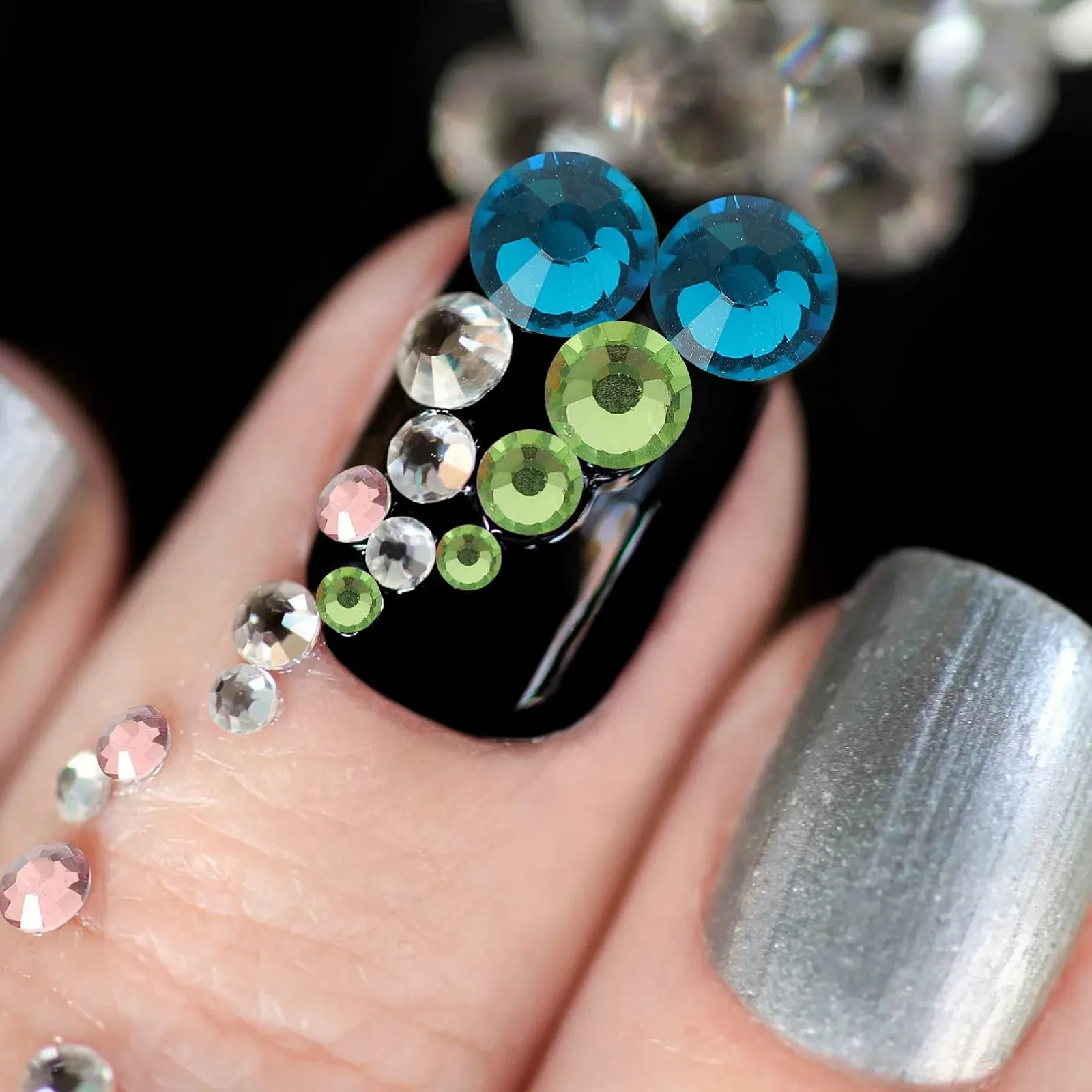 Набор Аксессуаров со Стразами Healeved, 4 шт., для Маникюра, Блестки, Подвески, Бриллианты для Ногтей, Искусственные Ногти, Хрустальные Стразы, Стеклянные, Разноцветные, фото №6 Набор Аксессуаров со Стразами Healeved, 4 шт., для Маникюра, Блестки, Подвески, Бриллианты для Ногтей, Искусственные Ногти, Хрустальные Стразы, Стеклянные, Разноцветные, фото №6
