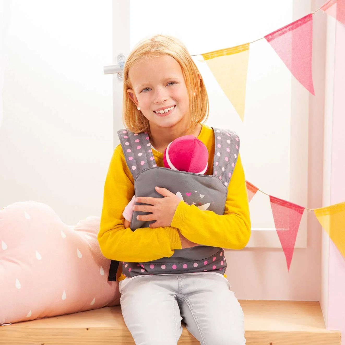 Переноска Bayer Design Fairy 62266AA Сірий з феями, фото №5