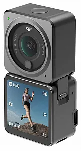 Екшн-камера DJI Action 2 Dual Screen Combo (32GB) / 12Мп / 4K / 120fps / Wi-Fi / Bluetooth / Вологозахищена / Сіра - Фото 1