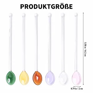 Набір скляних ложок 6 шт synthetic.ua - Фото 1