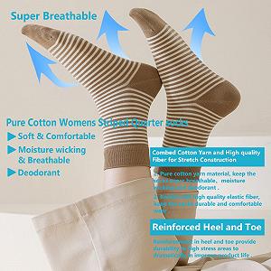 Носки MagiArte Mini Crew Женские Хлопок Комплект 6 пар synthetic.ua - Фото 1