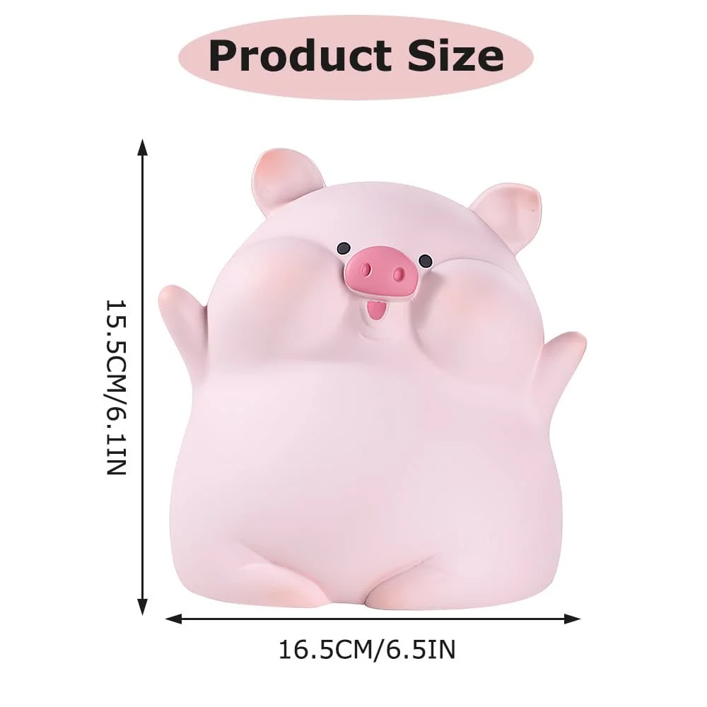 Скарбничка Kawaii у формі свині пластикова, фото №2