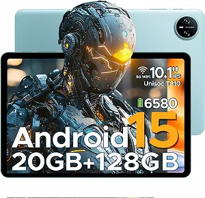 Планшет DOOGEE Tab A9 Pro 10.1'' 4+16/128 ГБ 4G 8-ядер Android 15 Чорно-блакитний - Фото 1