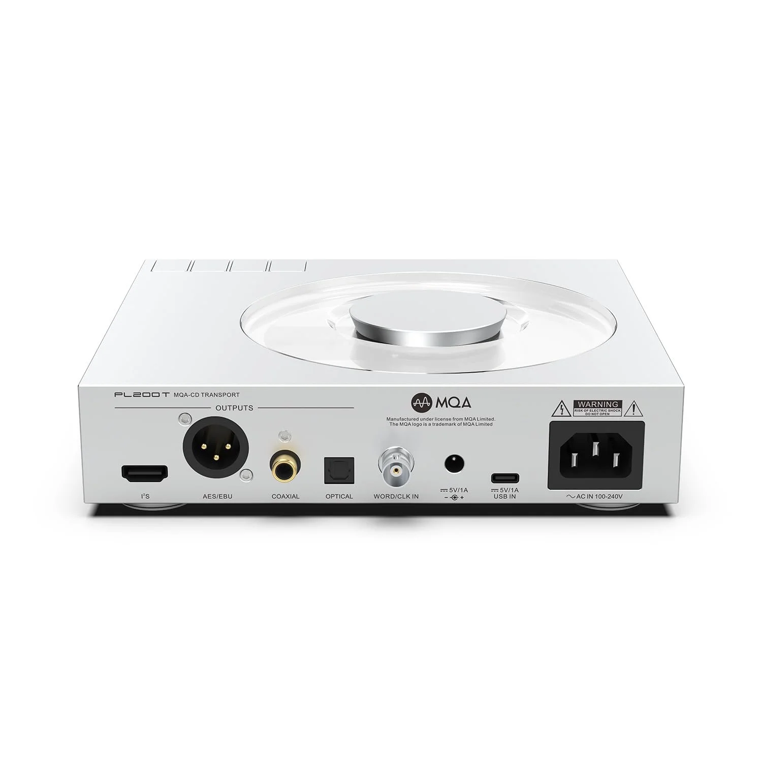 CD-проигрыватель SMSL PL200T MQA-CD HiFi декодер 32 бит/768 кГц DSD512 Оптический/Коаксиальный/I²S/AES выход Профессиональный вход тактового генератора Домашняя/Студийная аудиосистема Прозрачная пылезащитная крышка, фото №3