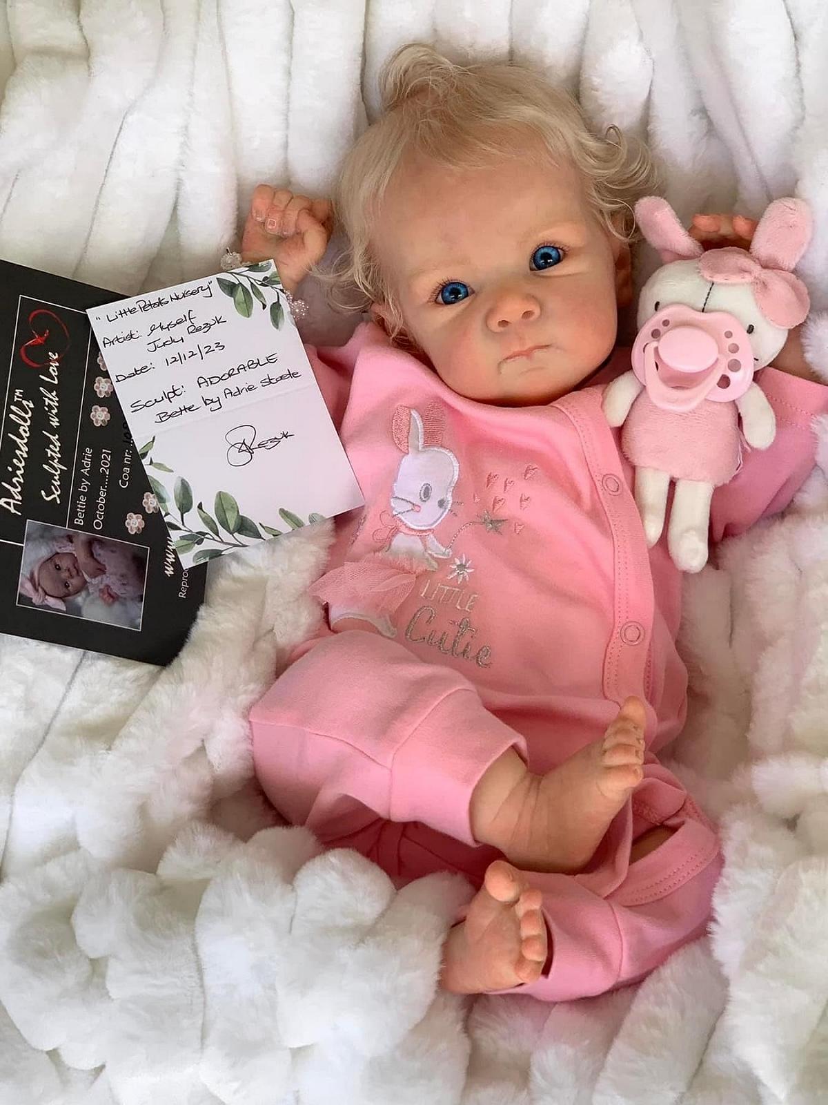 Кукла Zero pam Reborn Baby Полностью силиконовая 45 см Блондинка Водонепроницаемая От 3 лет, фото №5