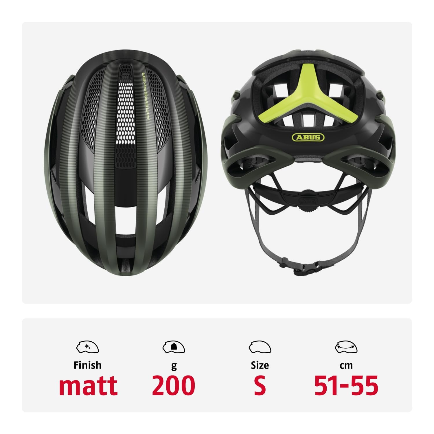Шолом ABUS AirBreaker Road Bike, фото №3