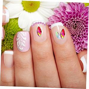 Стразы Акриловые Плоские 300 шт. Разноцветные synthetic.ua - Фото 1