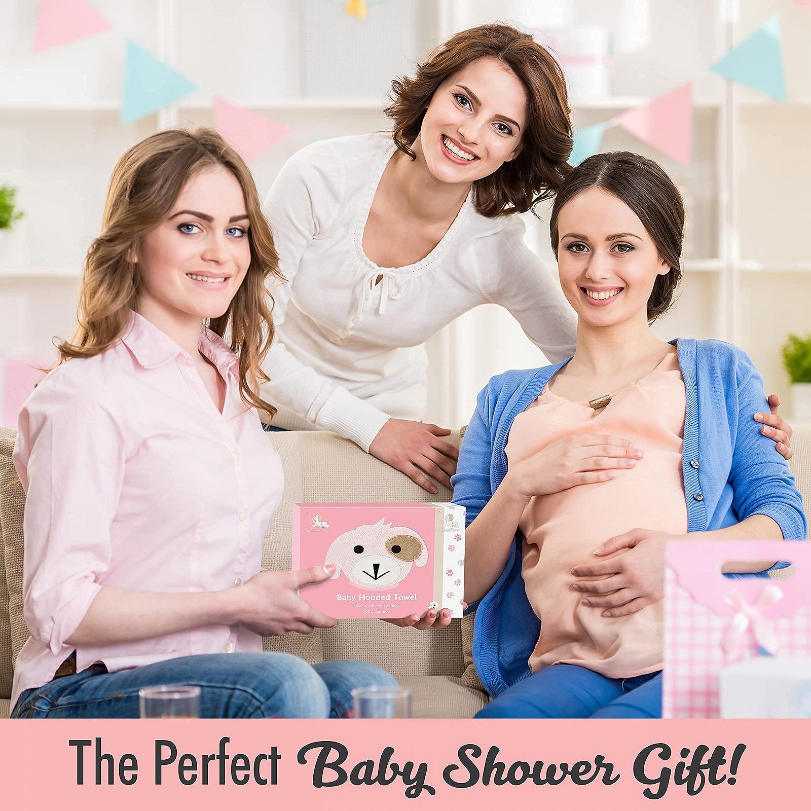 Рушник с капюшоном Premium Baby, 100% органический бамбук, 89 x 89 см, розовый, фото №8