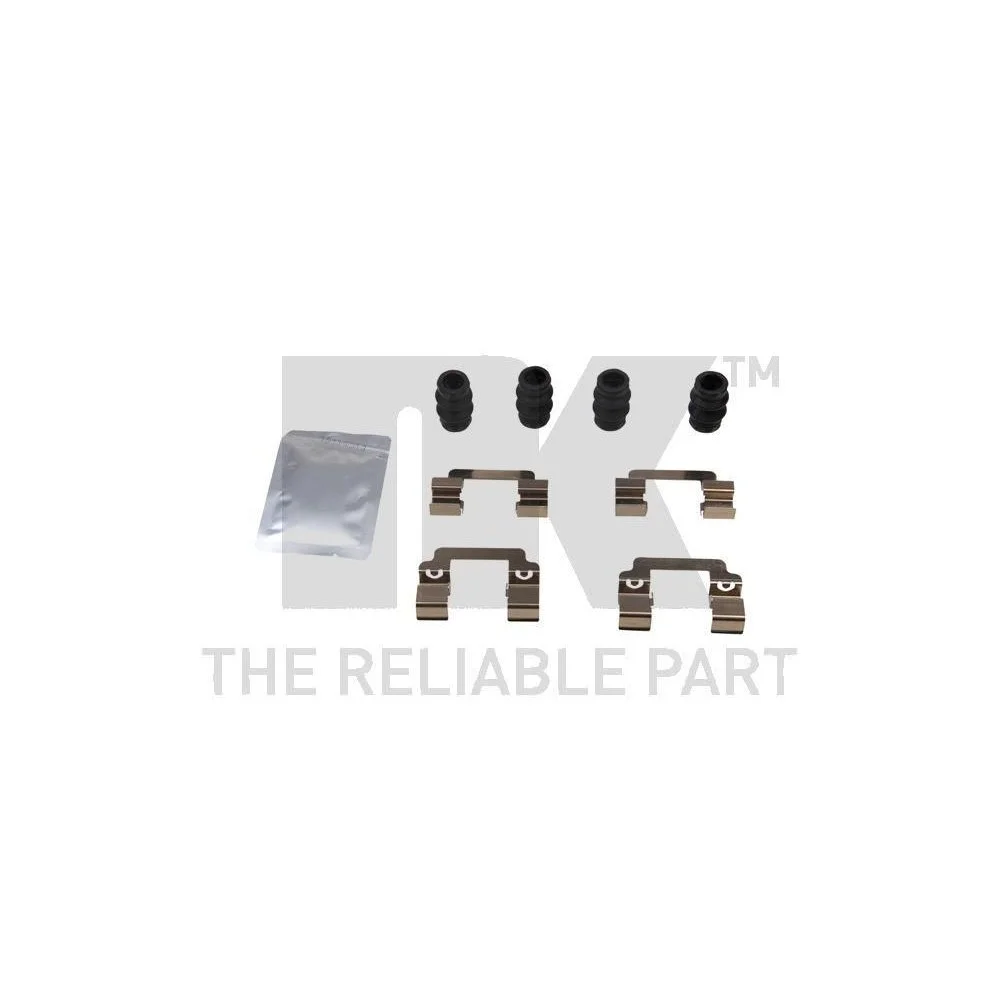 Комплект комплектуючих, гальмівні колодки NK 79361830 для задньої осі, фото №1