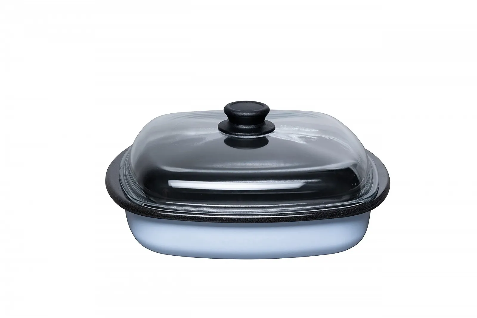 Форма для запікання Riess Classic 0116-028 28 x 28 x 6 см емальована Блакитний, фото №2