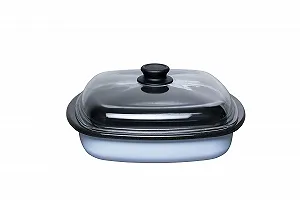 Форма для запікання Riess Classic 0116-028 28 x 28 x 6 см емальована Блакитний synthetic.ua - Фото 1