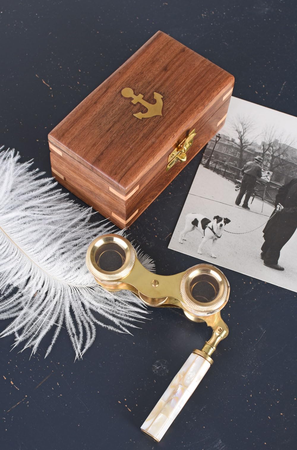 Оптический Бинокль Palazzo Exclusive Antique латунь перламутр, фото №2 Оптический Бинокль Palazzo Exclusive Antique латунь перламутр, фото №2