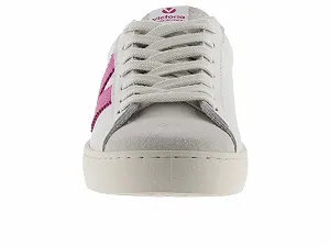 Кеды Victoria Berlin Кожаные с контрастными деталями и носком из спилка 1126142 Унисекс synthetic.ua - Фото 1