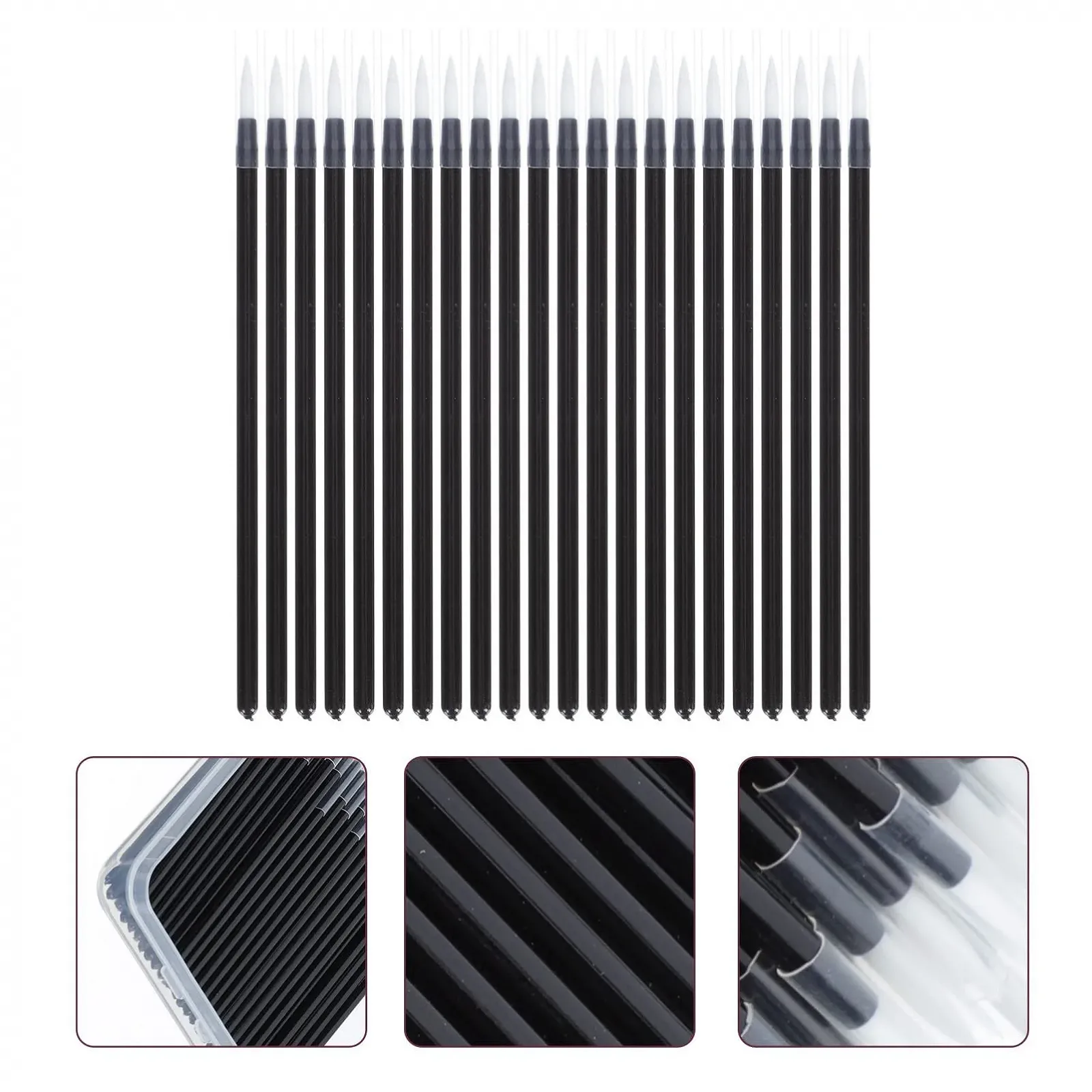 Кисті для підводки очей Beaupretty 50 шт., фото №2