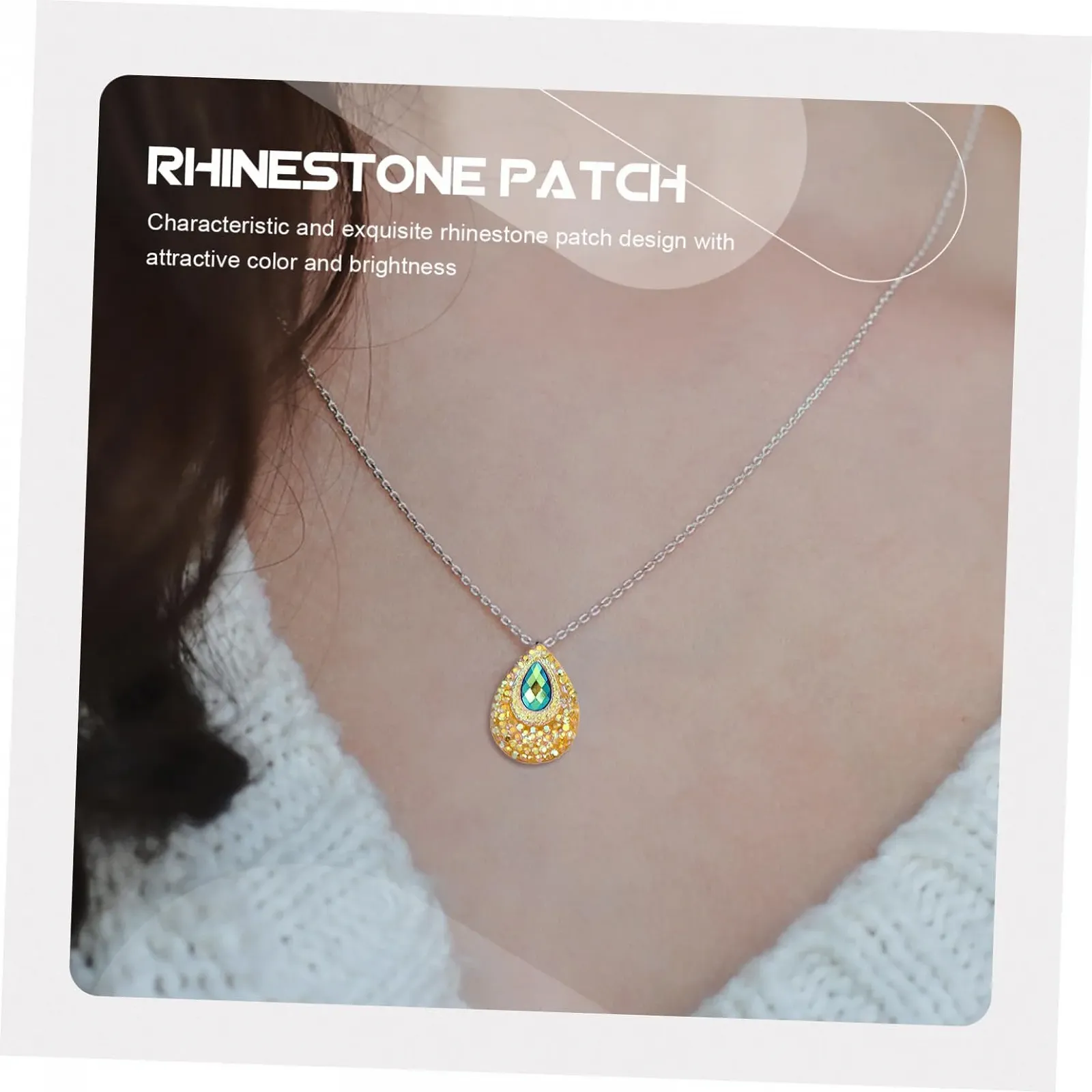 Стрази Смола Форма водоспаду 200шт, фото №9