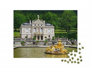 Пазл puzzleYOU Castles Puzzle Collection Pittoreskes Linderhof Castle, Bavaria 1000 элементов synthetic.ua - Фото 1