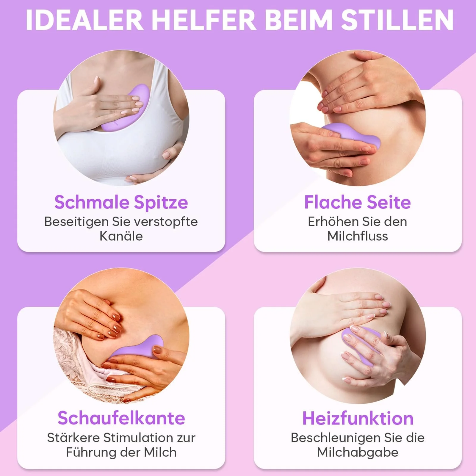 Массажер и молокоотсос для груди электрический Easy@Home 2-в-1 с вибрацией и нагреванием., фото №3 Массажер и молокоотсос для груди электрический Easy@Home 2-в-1 с вибрацией и нагреванием., фото №3