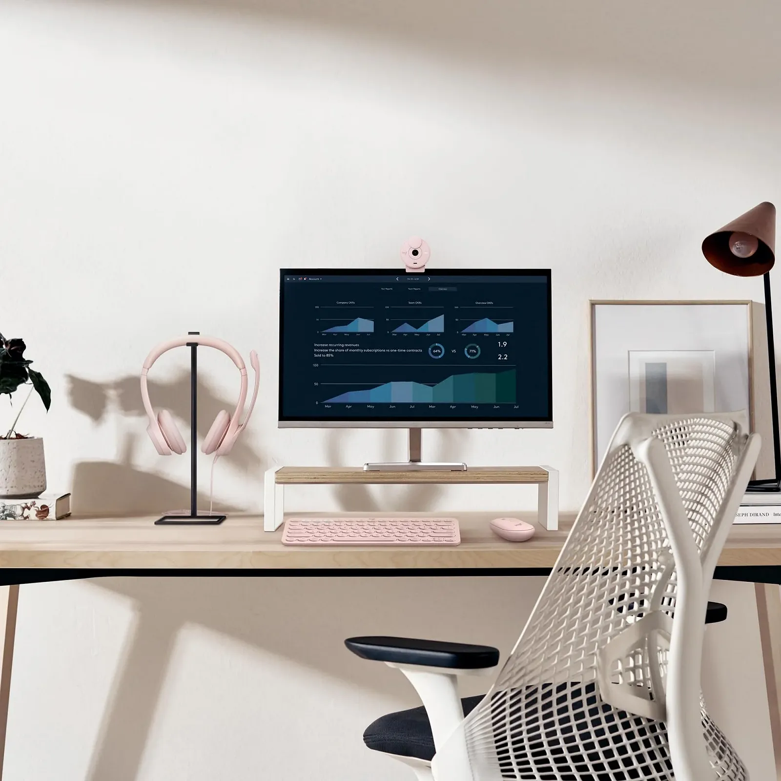 Миша Logitech Pebble Mouse 2 M350s Бездротова Bluetooth Тонка Рожева, фото №5