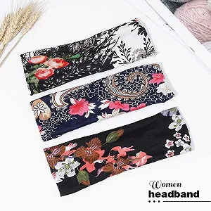 Широкі пов'язки на голову, еластичні synthetic.ua - Фото 1