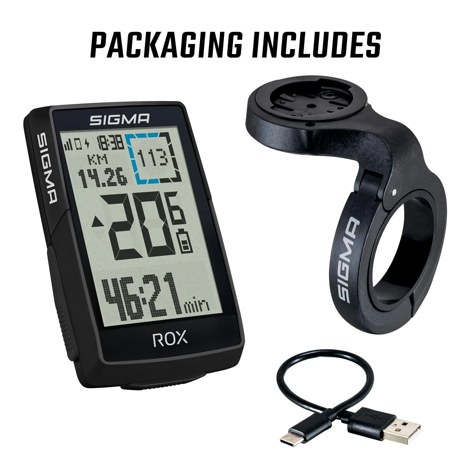 Велокомпьютер SIGMA ROX 4.0 SE Special Edition GPS навигация измерение высоты совместимость с электровелосипедом Black, фото №3