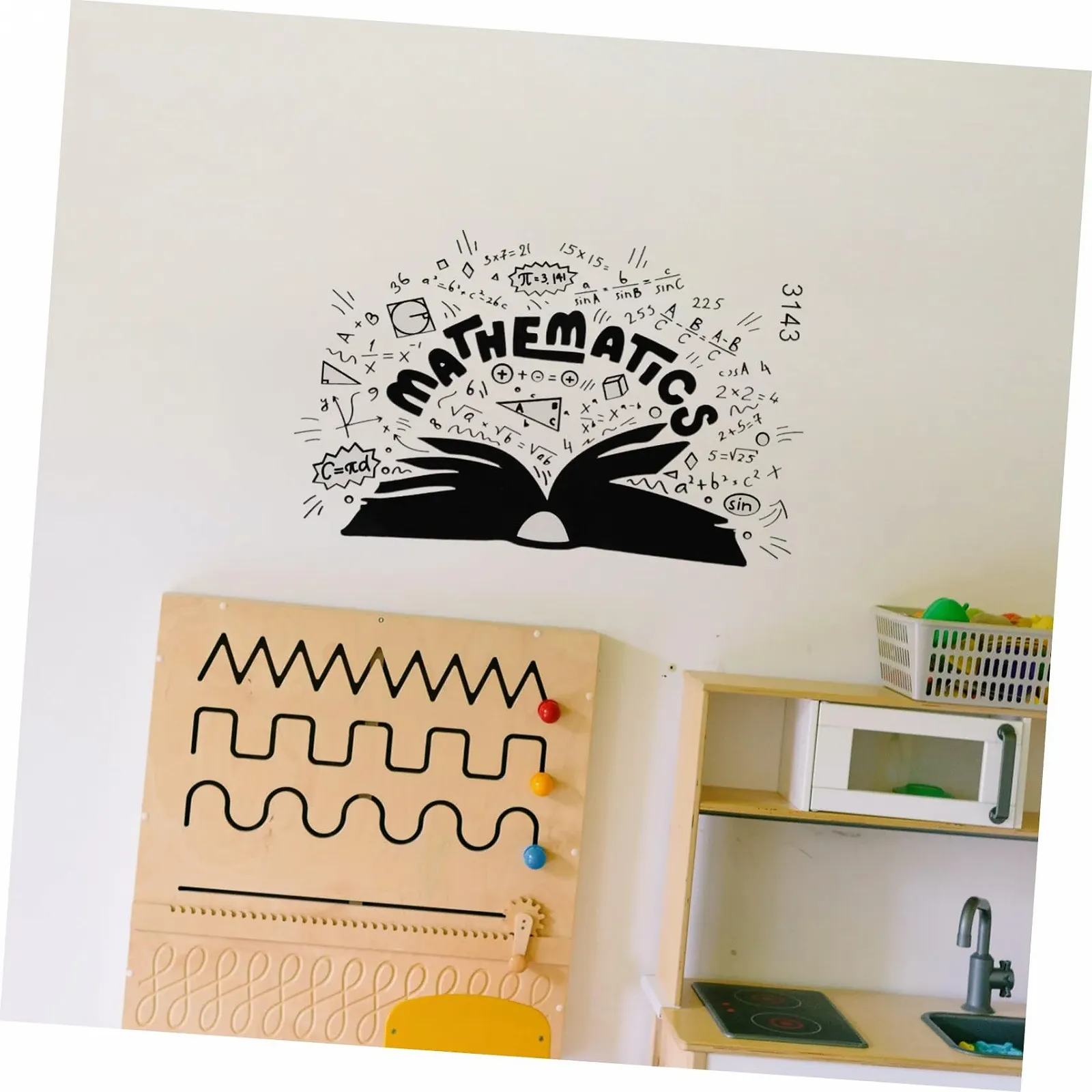 Наклейка на стіну Mathematics Formulas Numbers самоклеюча, фото №8